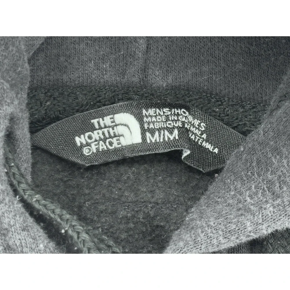 The North Face Box NSE‎ Pullover Hoodie Black Red Logo Men's Medium